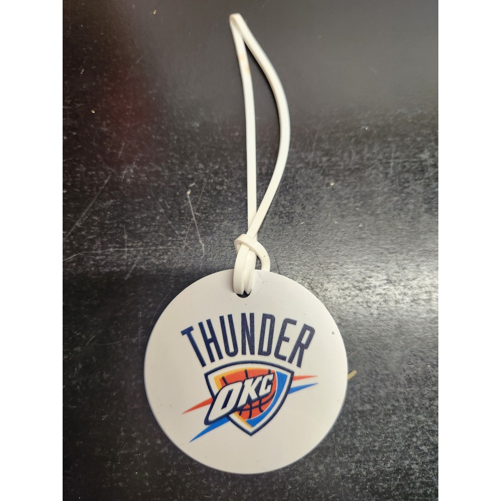Oklahoma City Thunder NBA Luggage Tag OKC Basketball Travel ID Accessory